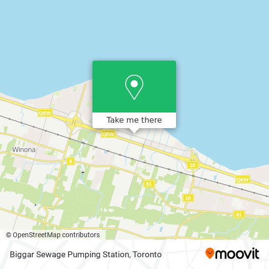 Biggar Sewage Pumping Station map