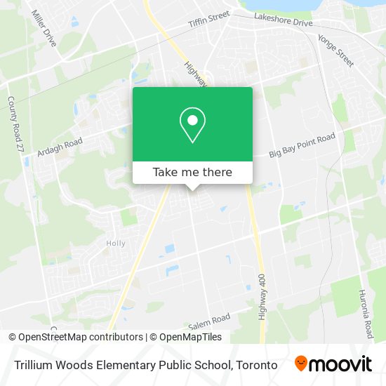 Trillium Woods Elementary Public School map