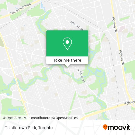 Thistletown Park map