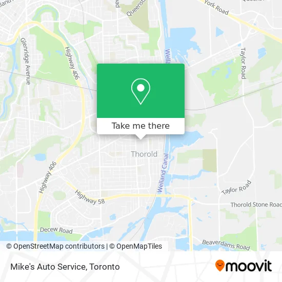 Mike's Auto Service map