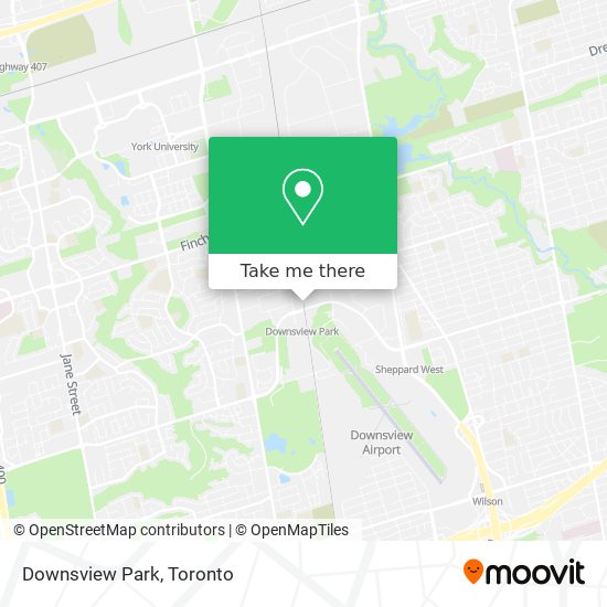Downsview Park map