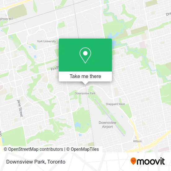 Downsview Park map