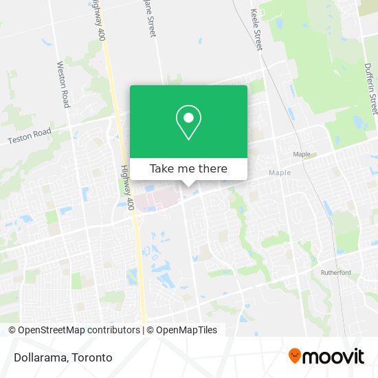 Dollarama map