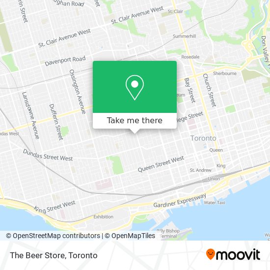 The Beer Store map