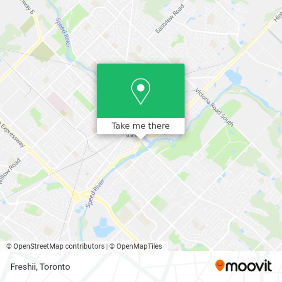 Freshii map