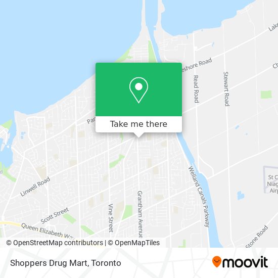 Shoppers Drug Mart map