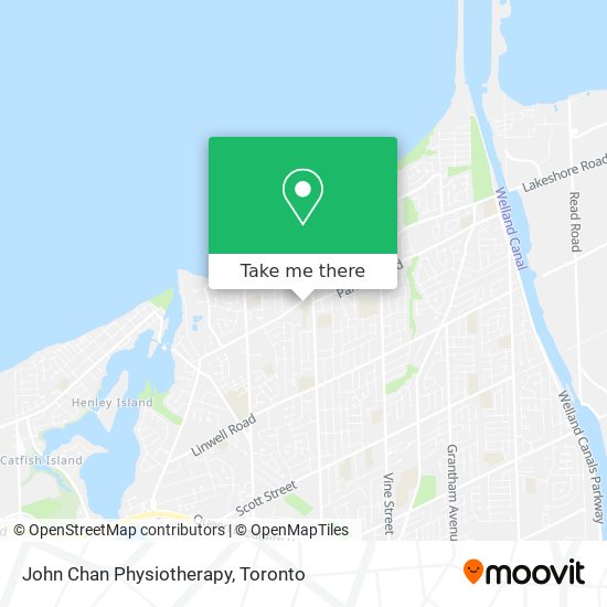 John Chan Physiotherapy map