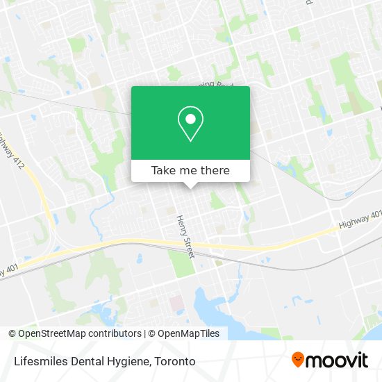 Lifesmiles Dental Hygiene map