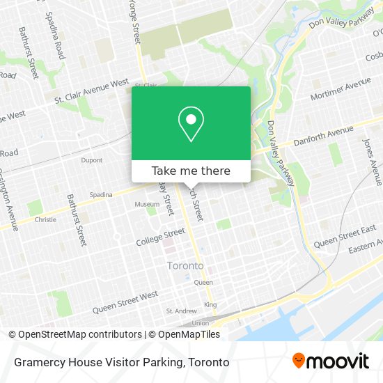 Gramercy House Visitor Parking map