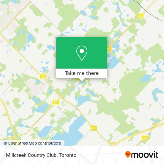 Millcreek Country Club map