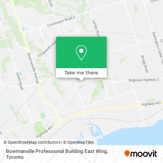 Bowmanville Professional Building East Wing plan