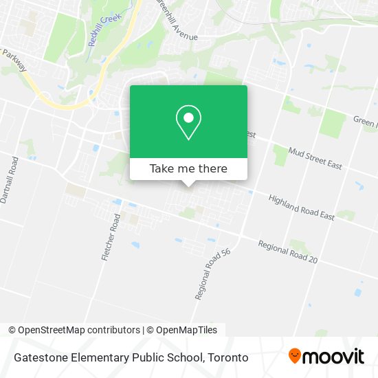 Gatestone Elementary Public School map