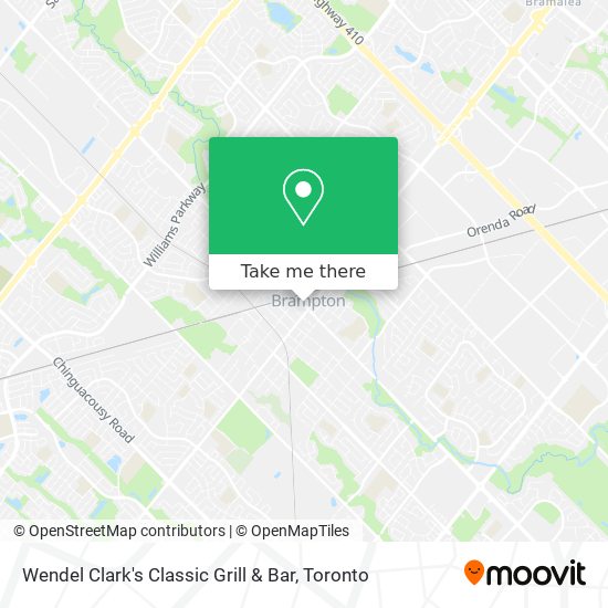 Wendel Clark's Classic Grill & Bar map