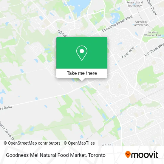 Goodness Me! Natural Food Market map