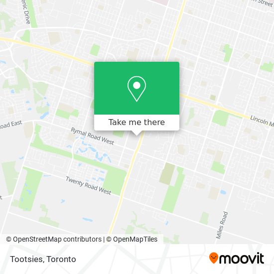 Tootsies map