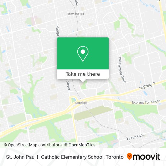 St. John Paul II Catholic Elementary School map