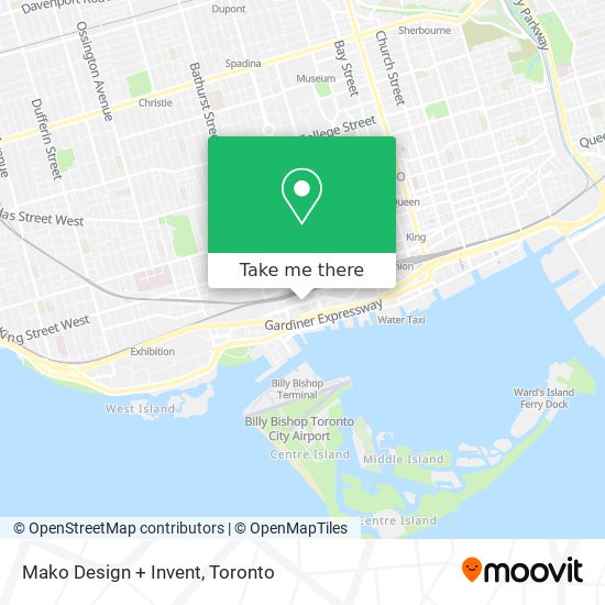Mako Design + Invent map