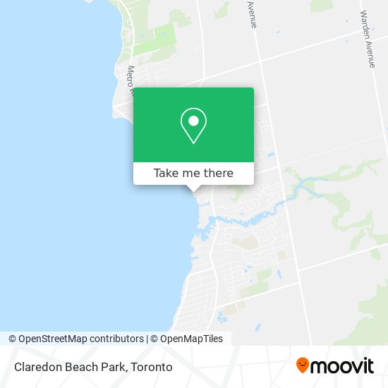 Claredon Beach Park map