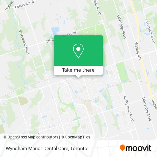 Wyndham Manor Dental Care map