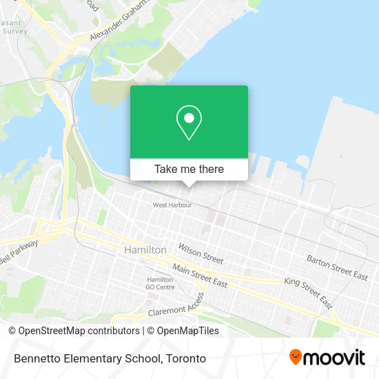 Bennetto Elementary School map