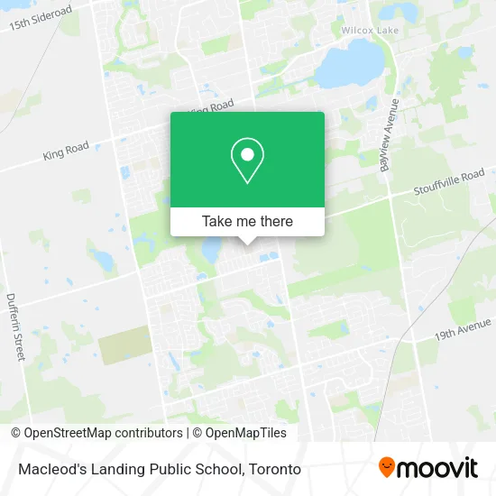 Macleod's Landing Public School plan
