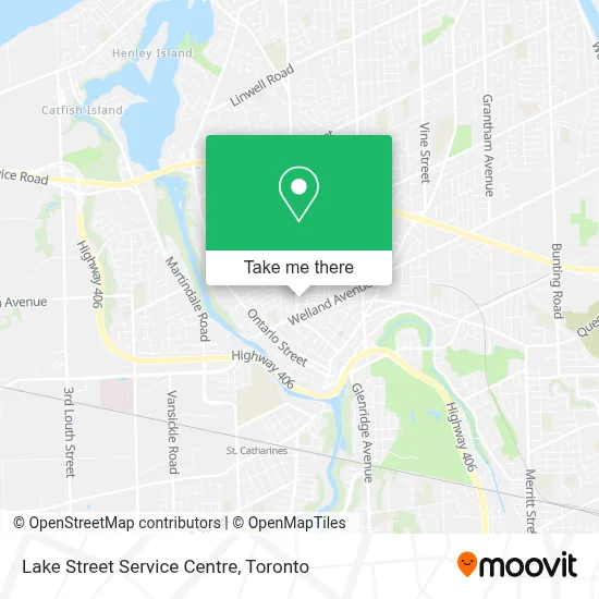 Lake Street Service Centre map
