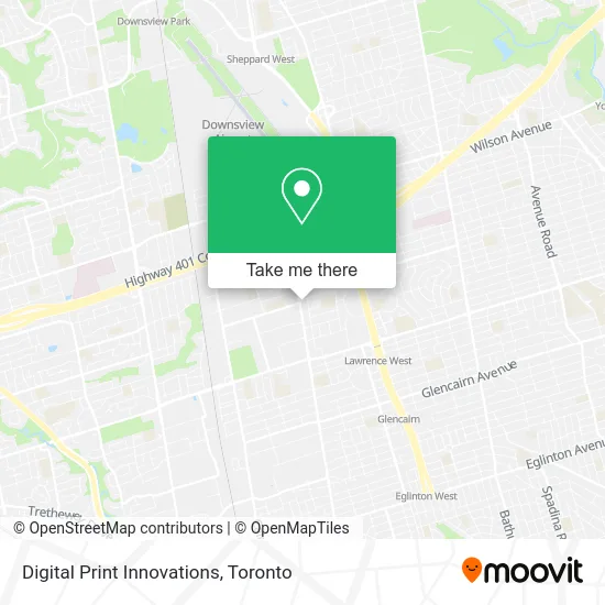 Digital Print Innovations map