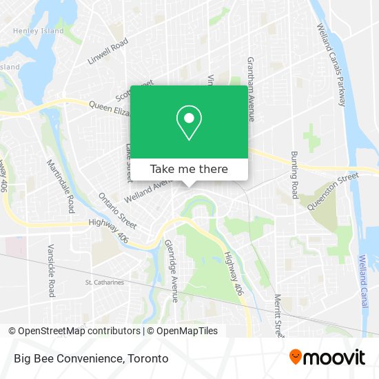 Big Bee Convenience map