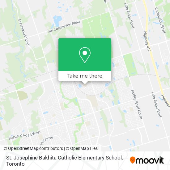 St. Josephine Bakhita Catholic Elementary School map