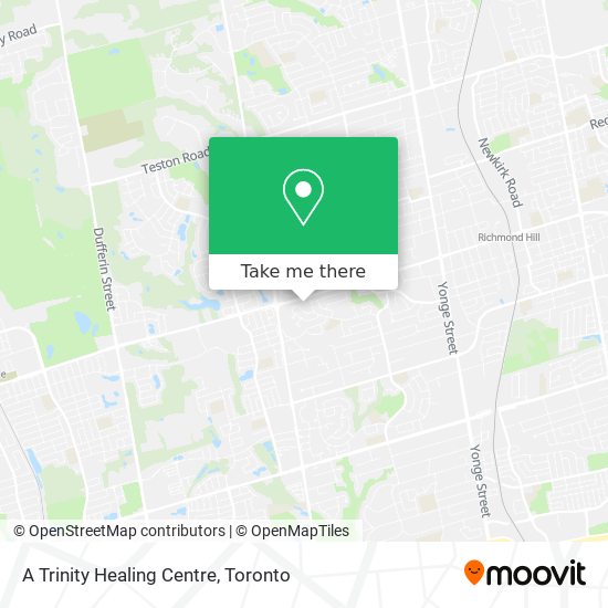 A Trinity Healing Centre map