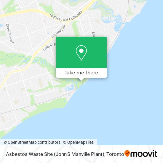 Asbestos Waste Site (John’S Manville Plant) map