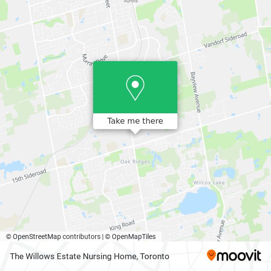 The Willows Estate Nursing Home map