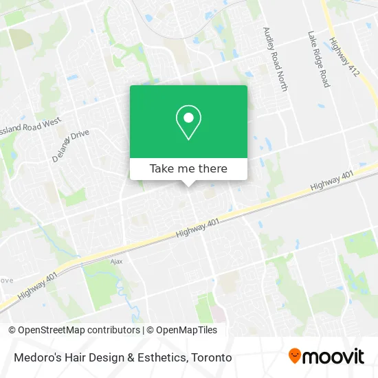 Medoro's Hair Design & Esthetics map
