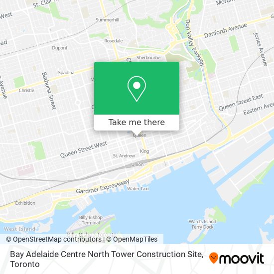 Bay Adelaide Centre North Tower Construction Site plan