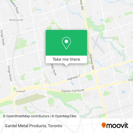 Gardel Metal Products map
