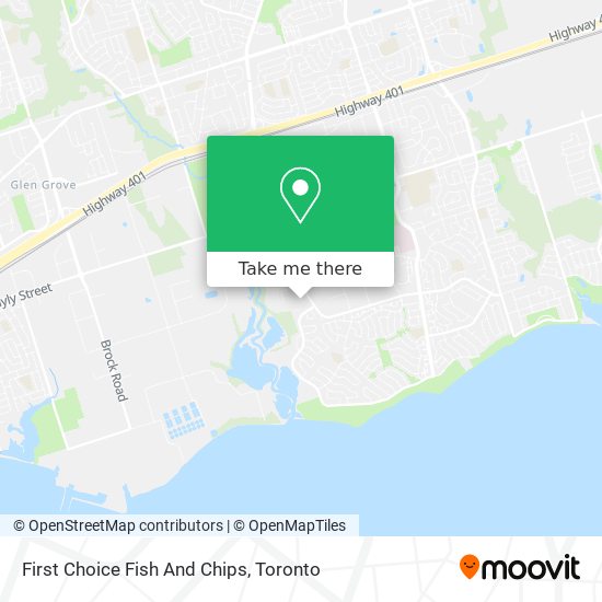 First Choice Fish And Chips map