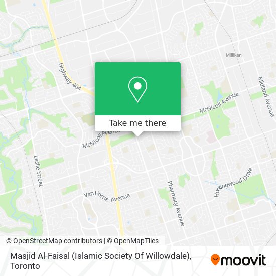 Masjid Al-Faisal (Islamic Society Of Willowdale) plan