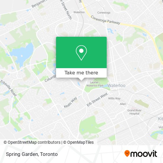 Spring Garden map