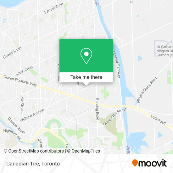Canadian Tire map