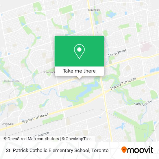 St. Patrick Catholic Elementary School map