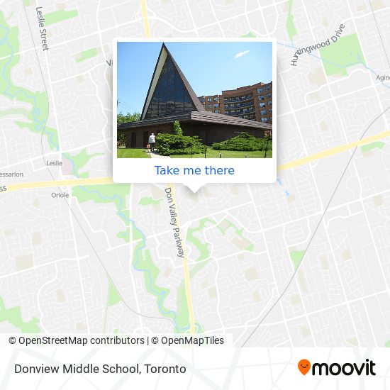 Donview Middle School map