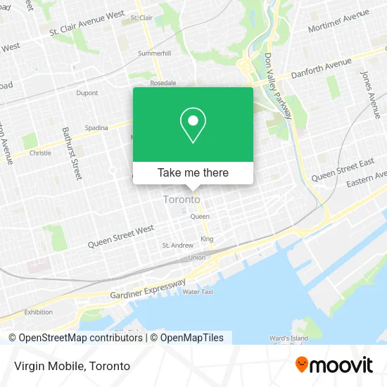 Virgin Mobile map
