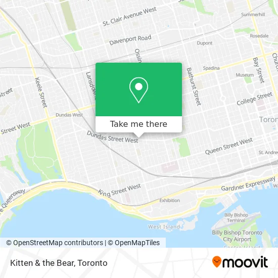 Kitten & the Bear map