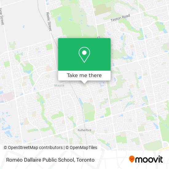 Roméo Dallaire Public School plan