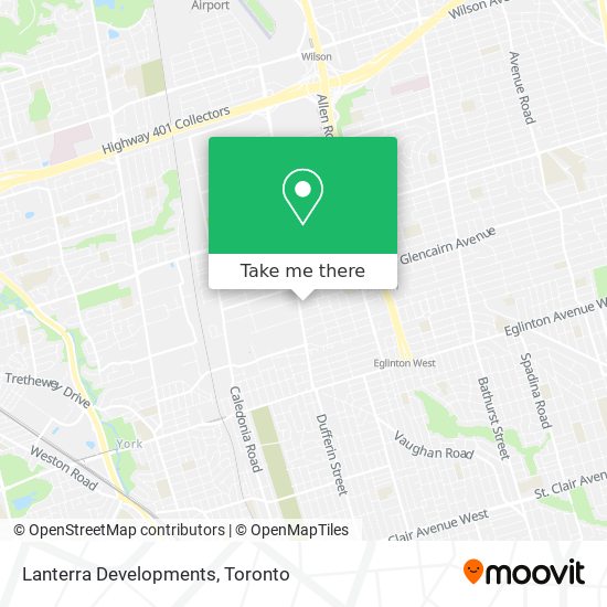 Lanterra Developments map