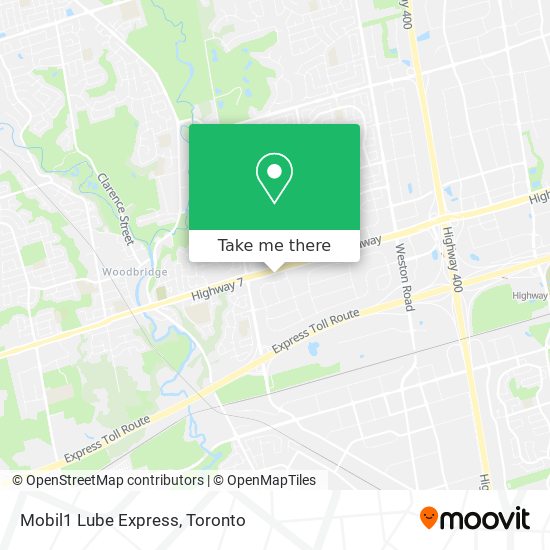 Mobil1 Lube Express map