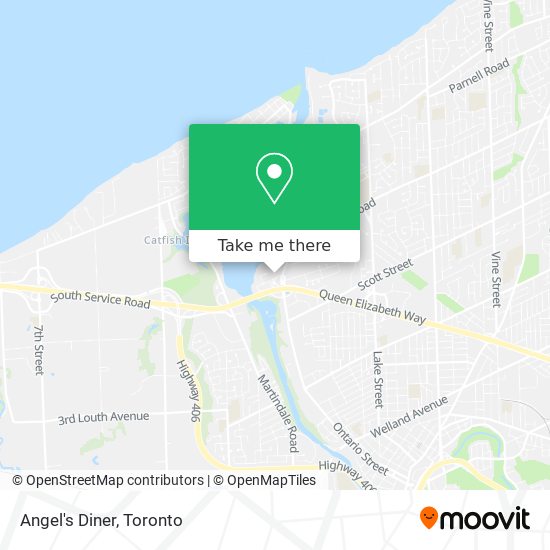 Angel's Diner map