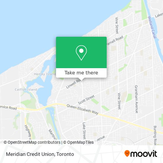 Meridian Credit Union map