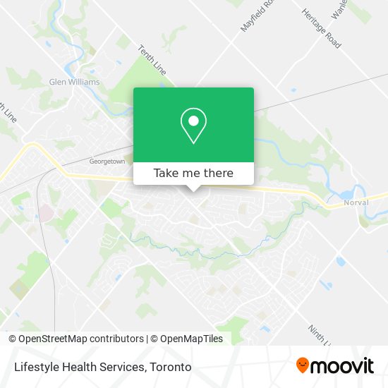 Lifestyle Health Services map