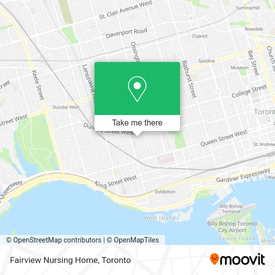 Fairview Nursing Home map